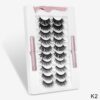 SEXYSHEEP 2/5/7/10 Pairs Magnetic Eyelashes Set Waterproof Magnet Eyeliner Long Lasting Natural Magnetic Lashes False Makeup