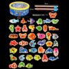 New Hot 41pcs Fish Wooden Fishing Toy Magnetic Baby Digital Alphabet Educational Toys for Children Puzzle Game Outdoor Play Set