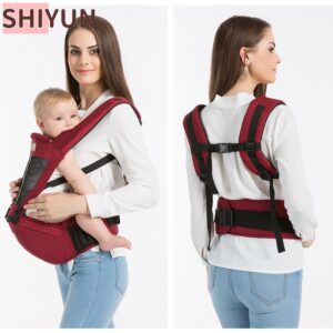SHIYUN Baby Carrier Ergonomic Baby Kangaroo Child Hip Seat Tool Baby Holder Sling Wrap Backpacks Baby Travel Activity Gear SZ67