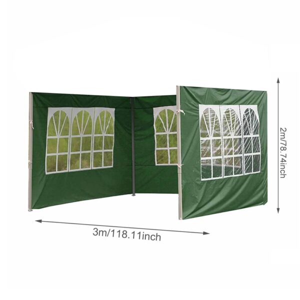 1pc Portable Tent Surface Replacement Rainproof Canopy Cover Party Waterproof Oxford Tent Cloth Garden Shade Top Shelter Windbar