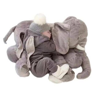 Giant Elephant Plush Toys for Baby Sleeping Plush Elephant Pillow Suffed Animal Soft Dolls Infant Back Support Cushion Kids Gift
