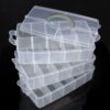 30 Grids Plastic Storage Box Portable Detachable Home Organizer Transparent Makeup Organizer porta joias