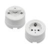 Set 1 Switch 1 Socket Home Improvement EU Standard Ceramic Wall Light Switch Power Socket