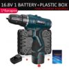 longyun 16.8V lithium-ion Battery Cordless screwdriver Electric drill hole electrical Screwdriver hand driver Wrench power tools
