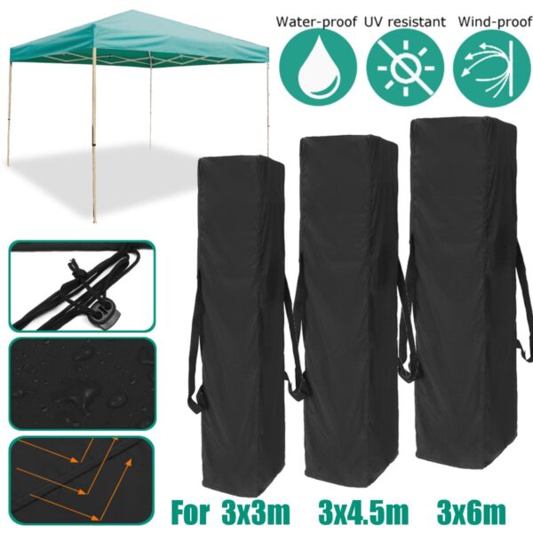 3 sizes Waterproof Anti-UV Storage Cover Bag for Pop Up Canopy Tent Garden Tent Gazebo Canopy Outdoor Marquee Shade Protector
