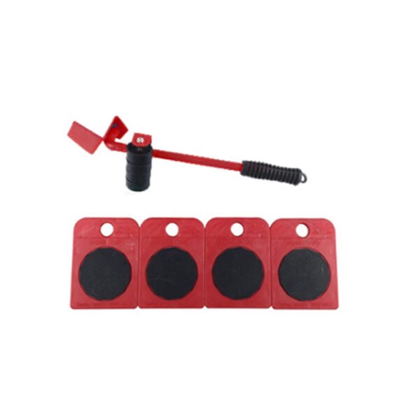 5Pcs/Set Furniture Mover Lifter Slider Professional Load Bearing For Heavy Furniture Transport Multi Direction Wheel Moving Tool