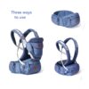 Sunveno Ergonomic Baby Carrier Baby Kangaroo Child Hip Seat Tool Baby Holder Sling Wrap Backpacks Baby Travel Activity Gear