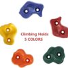 10pcs/Set Rock Wall Climbing Holds for kids,Indoor and Outdoor Playground Play Set Slide Accessories with Mounting Hardware