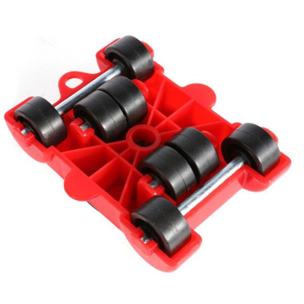 5Pcs Portable Furniture Mover Transport Lifter Tool Set Heavy Duty Furniture Remover Lifter Sliders Kit Wheel Bar Moving Device