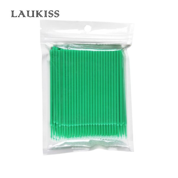 500pcs/lot Micro Brushes Make Up Eyelash Extension Disposable Eye Lash Glue Cleaning Brushes Free Applicator Sticks Makeup Tools