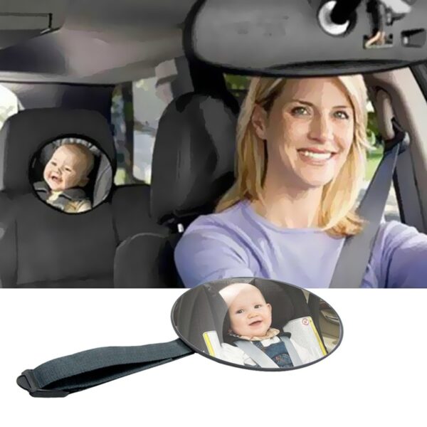 Car Safety Easy View Back Seat Mirror Baby Facing Rear Ward Child Infant Care Square Safety Baby Kids Monitor Car Accessories