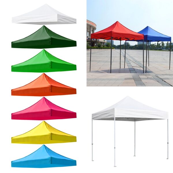 Square Replacement Canopy Gazebo Top Sun Shelter Shade for Summer - Waterproof & UV Protection - Choose Colors