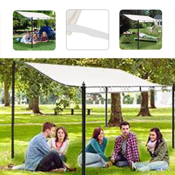300D Canvas Waterproof Tent Top Roof Gazebos Garden Replacement Canopy Outdoor Awning Tent Shade Party Pawilon Top Cover