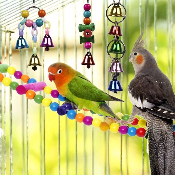 Wholesale!Bird Cage Toys And Bird Accessories For Pet Toy Swing Stand Budgie Parakeet Cage African Grey vogel speelgoed parkiet