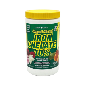 Grow More 3-0-1 Organic Iron Chelate Concentrate (10%) for Greener Plants & Lawns - 24oz of Water Soluble Chelated Iron Supplement for Indoor & Outdoor Plants, Trees, & Lawns