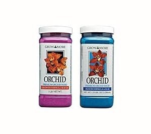 Grow More Premium Orchid Fertilizer Combo: Grow (1 Pound) and Bloom (1.25 Pounds)