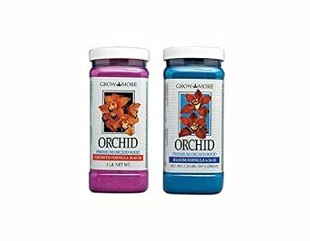 Grow More Premium Orchid Fertilizer Combo: Grow (1 Pound) and Bloom (1.25 Pounds)
